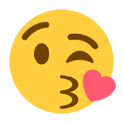 😘 Emoji Kuss zuwerfendes Gesicht Twitter Twemoji 1.0.