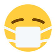 😷 Emoji Rosto Com Máscara Médica na Twitter Twemoji 1.0.