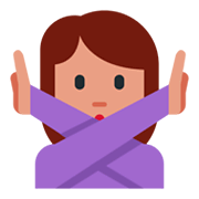 Emoji 🙅 Persona Che Fa Segno Di No su Twitter Twemoji 1.0.