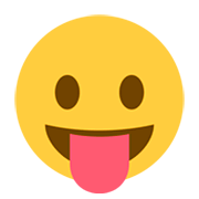 Emoji 😛 Faccina Che Mostra La Lingua su Twitter Twemoji 1.0.