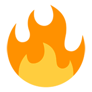 🔥 Emoji Fuego en Twitter Twemoji 1.0.