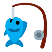 🎣 Emoji Caña De Pescar en Twitter Twemoji 1.0.