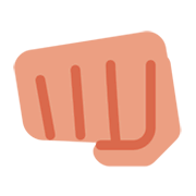 Emoji 👊 Pugno Chiuso su Twitter Twemoji 1.0.