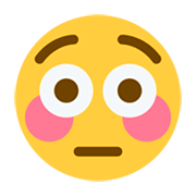 😳 Emoji Cara Sonrojada en Twitter Twemoji 1.0.