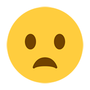 Emoji 😦 Faccina Imbronciata Con Bocca Aperta su Twitter Twemoji 1.0.