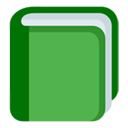 Emoji 📗 Libro Verde su Twitter Twemoji 1.0.
