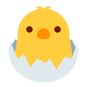 Emoji 🐣 Pulcino Che Nasce su Twitter Twemoji 1.0.