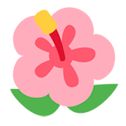 🌺 Emoji Flor De Hibisco en Twitter Twemoji 1.0.