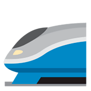 Emoji 🚄 Treno Alta Velocità su Twitter Twemoji 1.0.