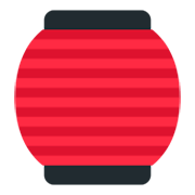 Emoji 🏮 Lanterna Rossa su Twitter Twemoji 1.0.