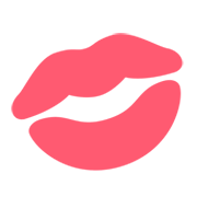 Émoji 💋 Trace De Rouge à Lèvres sur Twitter Twemoji 1.0.