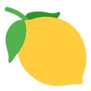 Émoji 🍋 Citron sur Twitter Twemoji 1.0.