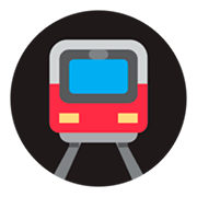 Emoji 🚇 Metropolitana su Twitter Twemoji 1.0.