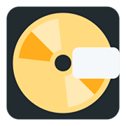 Emoji 💽 Minidisc su Twitter Twemoji 1.0.