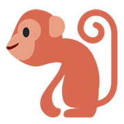Emoji 🐒 Scimmia su Twitter Twemoji 1.0.