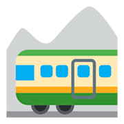 🚞 Emoji Estrada De Ferro Na Montanha na Twitter Twemoji 1.0.