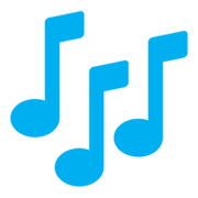 🎶 Emoji Notas Musicais na Twitter Twemoji 1.0.