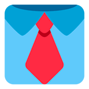 Emoji 👔 Cravatta su Twitter Twemoji 1.0.