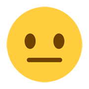 😐 Emoji neutrales Gesicht Twitter Twemoji 1.0.