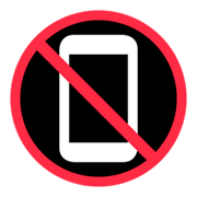 Emoji 📵 Simbolo Che Vieta L’utilizzo Dei Telefoni Cellulari su Twitter Twemoji 1.0.