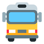 🚍 Emoji Vorderansicht Bus Twitter Twemoji 1.0.