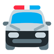 🚔 Emoji Coche De Policía Próximo en Twitter Twemoji 1.0.