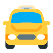 Émoji 🚖 Taxi De Face sur Twitter Twemoji 1.0.