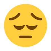 😔 Emoji Rosto Deprimido na Twitter Twemoji 1.0.