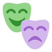 🎭 Emoji Máscaras De Teatro en Twitter Twemoji 1.0.