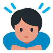 Emoji 🙇 Persona Che Fa Un Inchino Profondo su Twitter Twemoji 1.0.