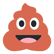 Emoji 💩 Cacca su Twitter Twemoji 1.0.