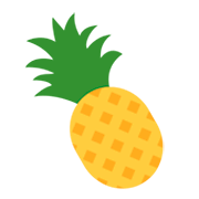 Emoji 🍍 Ananas su Twitter Twemoji 1.0.