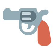 Emoji 🔫 Pistola su Twitter Twemoji 1.0.