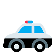 🚓 Emoji Coche De Policía en Twitter Twemoji 1.0.
