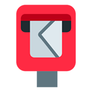 Emoji 📮 Cassetta Delle Lettere su Twitter Twemoji 1.0.