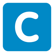🇨 Emoji Indicador regional Símbolo Letra C en Twitter Twemoji 1.0.