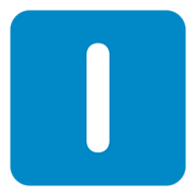 Emoji 🇮 Lettera simbolo indicatore regionale I su Twitter Twemoji 1.0.