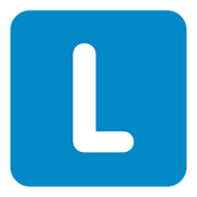 Émoji 🇱 Symbole indicateur régional lettre L sur Twitter Twemoji 1.0.
