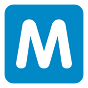🇲 Emoji Símbolo do indicador regional letra M na Twitter Twemoji 1.0.