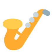 🎷 Emoji Saxofón en Twitter Twemoji 1.0.