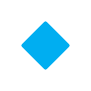 Emoji 🔹 Rombo Blu Piccolo su Twitter Twemoji 1.0.