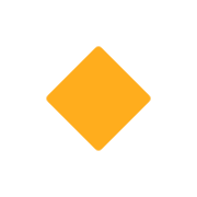 Emoji 🔸 Rombo Arancione Piccolo su Twitter Twemoji 1.0.