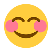 😊 Emoji Cara Feliz Con Ojos Sonrientes en Twitter Twemoji 1.0.