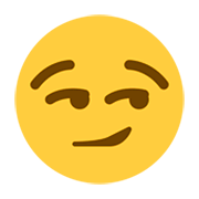 Emoji 😏 Faccina Con Sorrisetto su Twitter Twemoji 1.0.