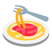 Emoji 🍝 Spaghetti su Twitter Twemoji 1.0.