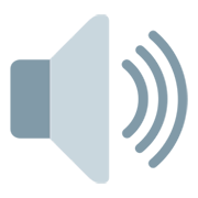 🔊 Emoji Lautsprecher mit hoher Lautstärke Twitter Twemoji 1.0.