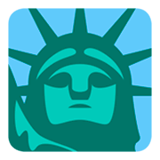 🗽 Emoji Estátua Da Liberdade na Twitter Twemoji 1.0.