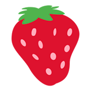 🍓 Emoji Erdbeere Twitter Twemoji 1.0.