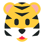 🐯 Emoji Cara De Tigre en Twitter Twemoji 1.0.