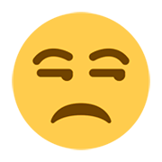 😒 Emoji Rosto Aborrecido na Twitter Twemoji 1.0.